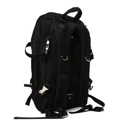 Prada Nylon Montagna Compression Backpack Black 3 of 14
