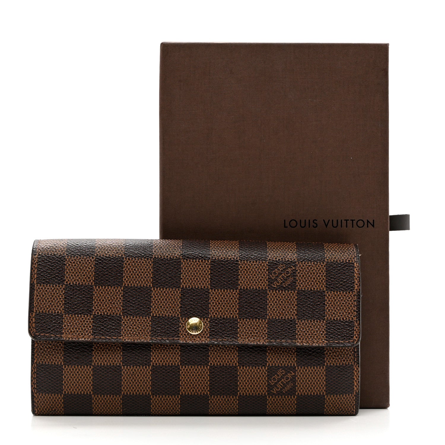 Louis Vuitton Damier Ebene Sarah Wallet 11 of 11