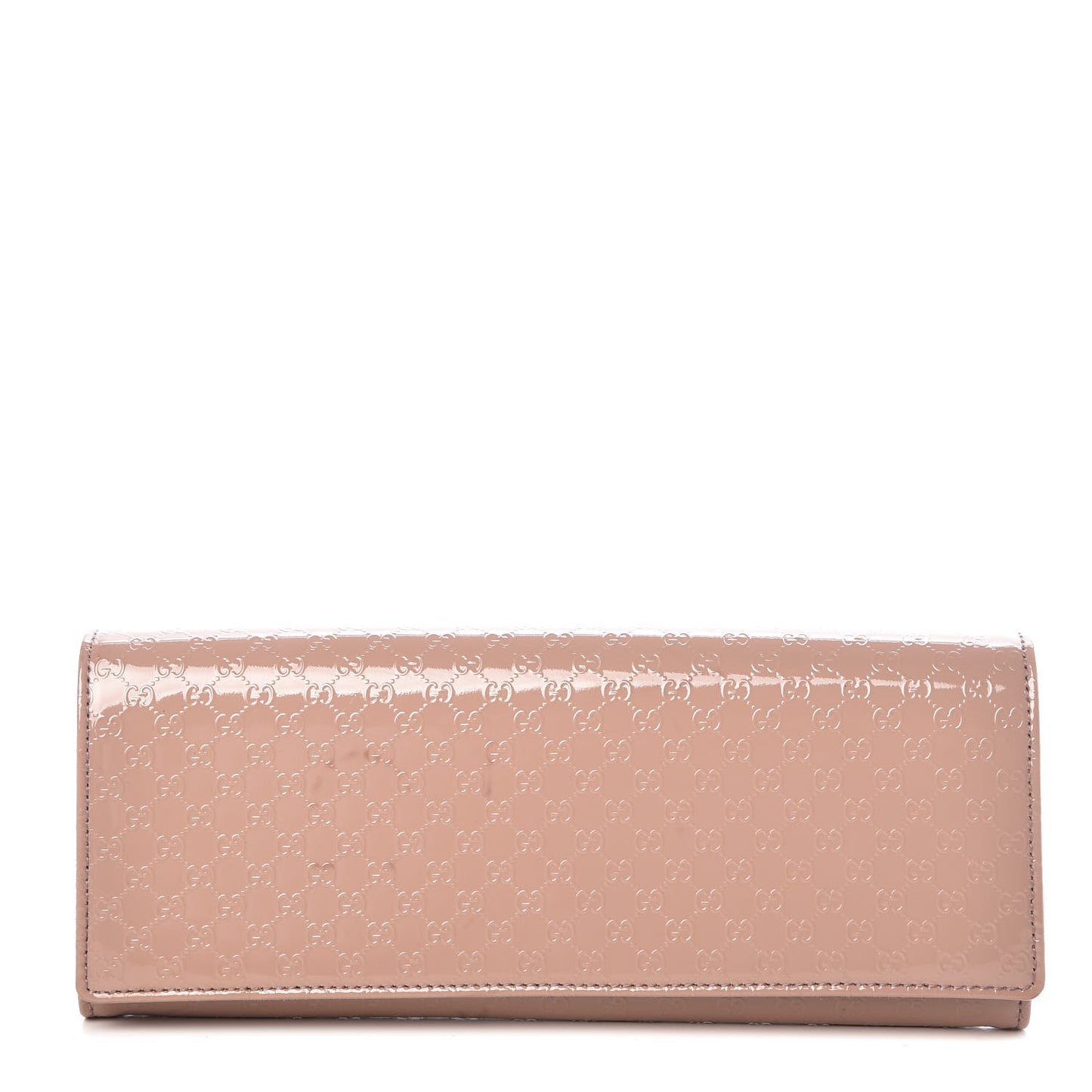 Patent Microguccissima Small Broadway Clutch Dark Cipria