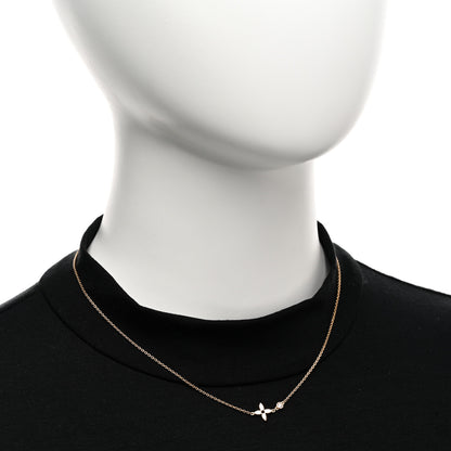 Louis Vuitton 18K Pink Gold Diamond Idylle Blossom Pendant Necklace 2 of 5