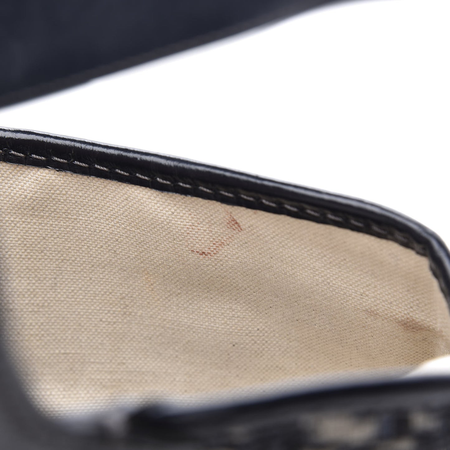 Oblique Flap Bag Navy Blue