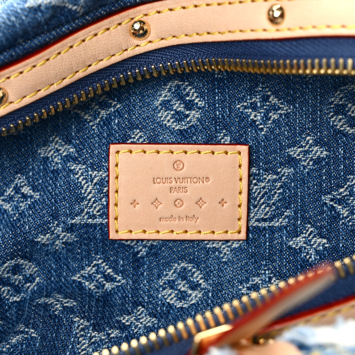 Louis Vuitton Monogram Denim High Rise Bumbag Blue 6 of 9