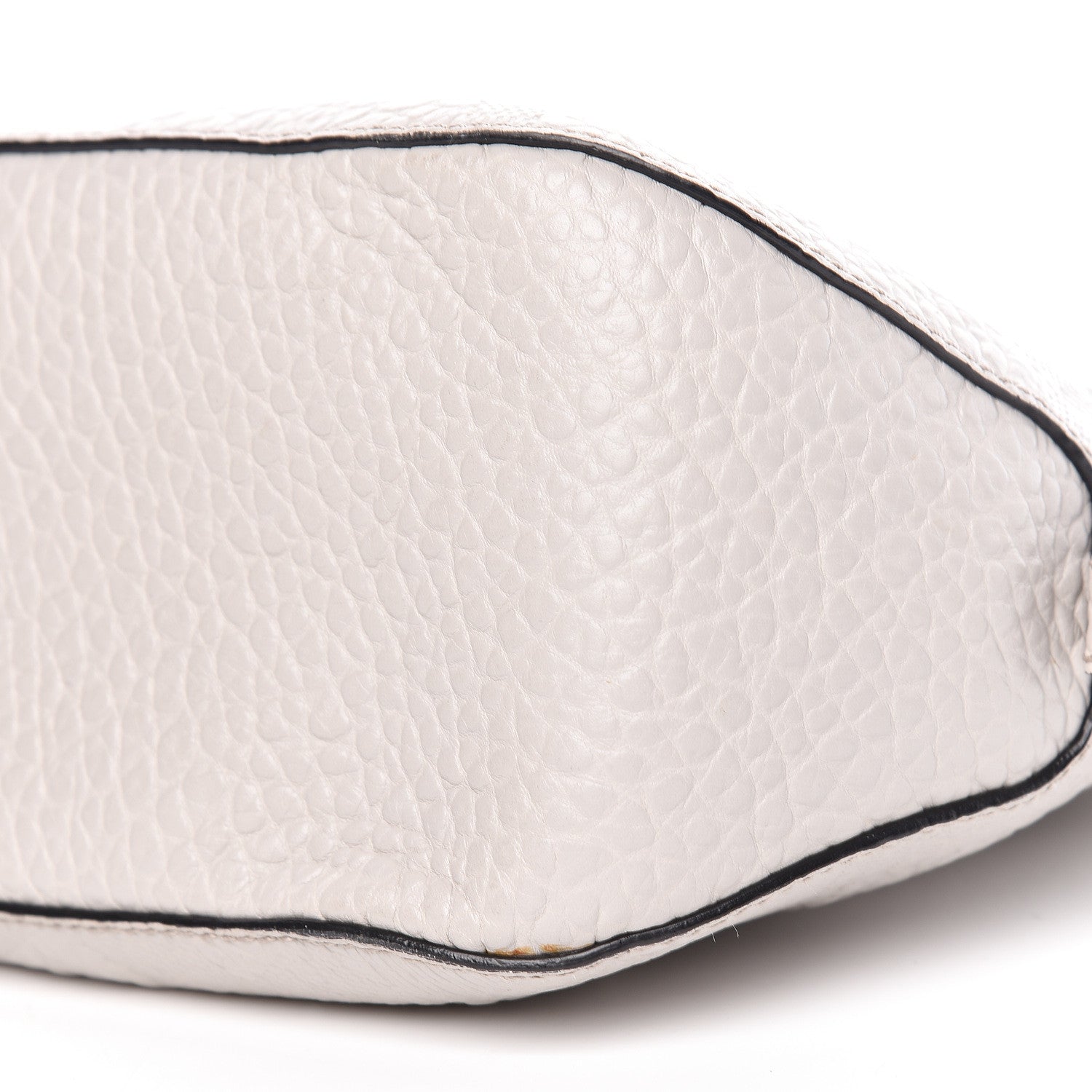 Burberry Heritage Grain Check Embossed Small Orchard Bowling Bag Stone White 10 of 14
