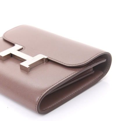 Hermes Tadelakt Constance Short Wallet Griolet 6 of 9