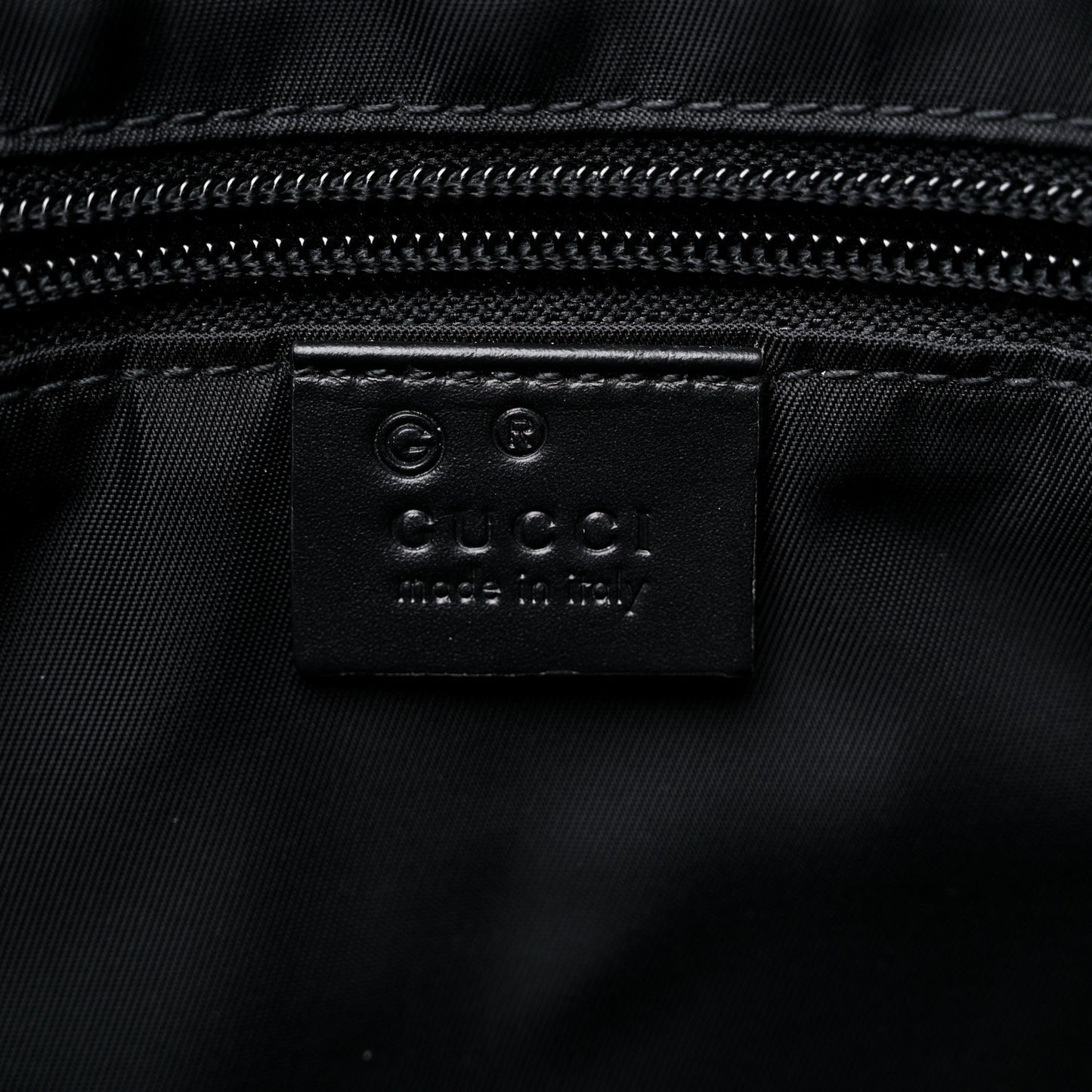 Techno Canvas Web Vertical Tote Black