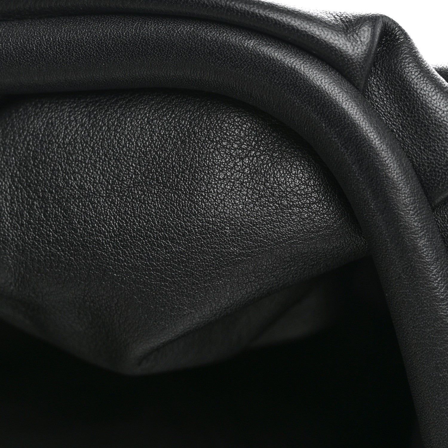 Bottega Veneta Smooth Butter Calf Teen Pouch Black 12 of 13