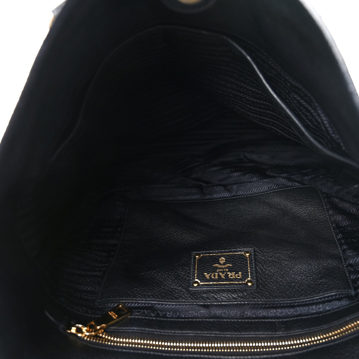 Vitello Daino Tote Black