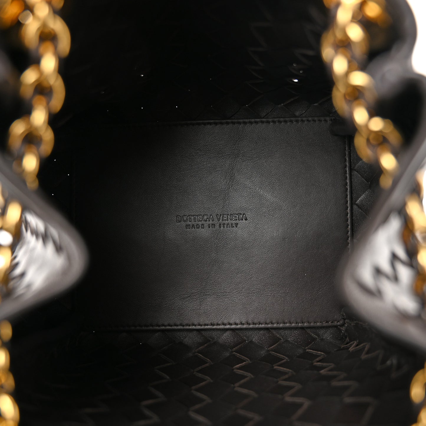 Nappa Intrecciato Small Parachute Chain Shoulder Bag Fondant