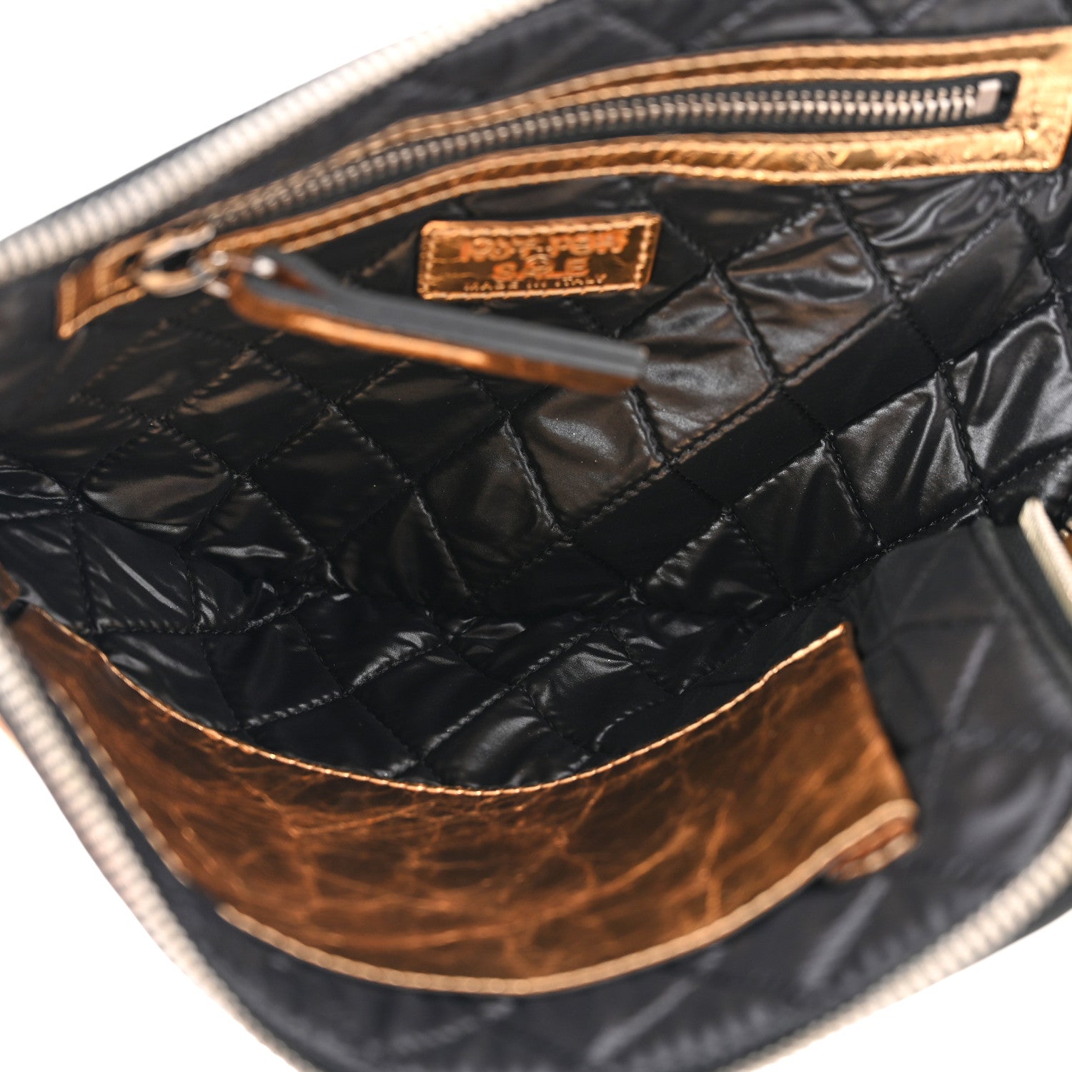 Chanel Metallic Lambskin Small Feminine Pouch Clutch Gold 5 of 10