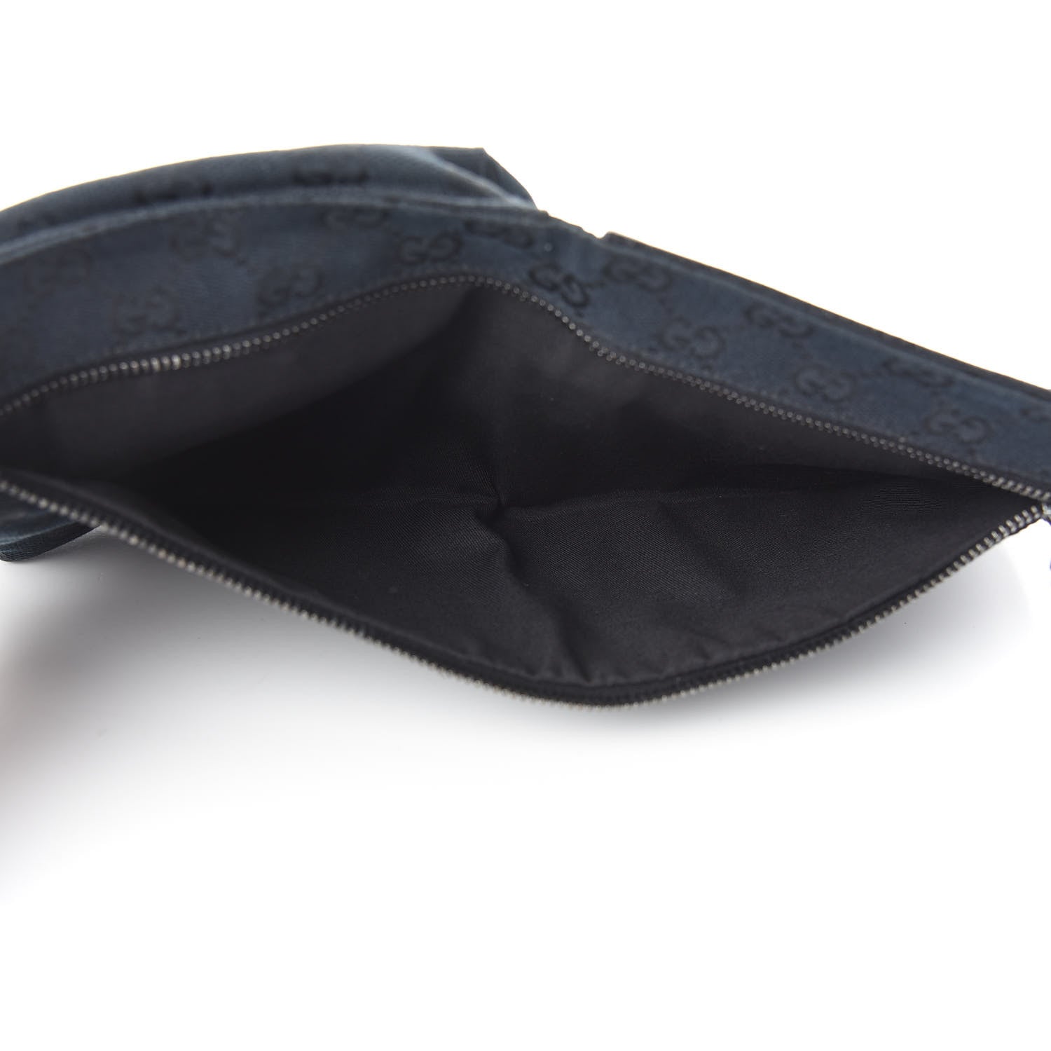 Gucci GG Monogram Double Pocket Belt Bag Black 5 of 8