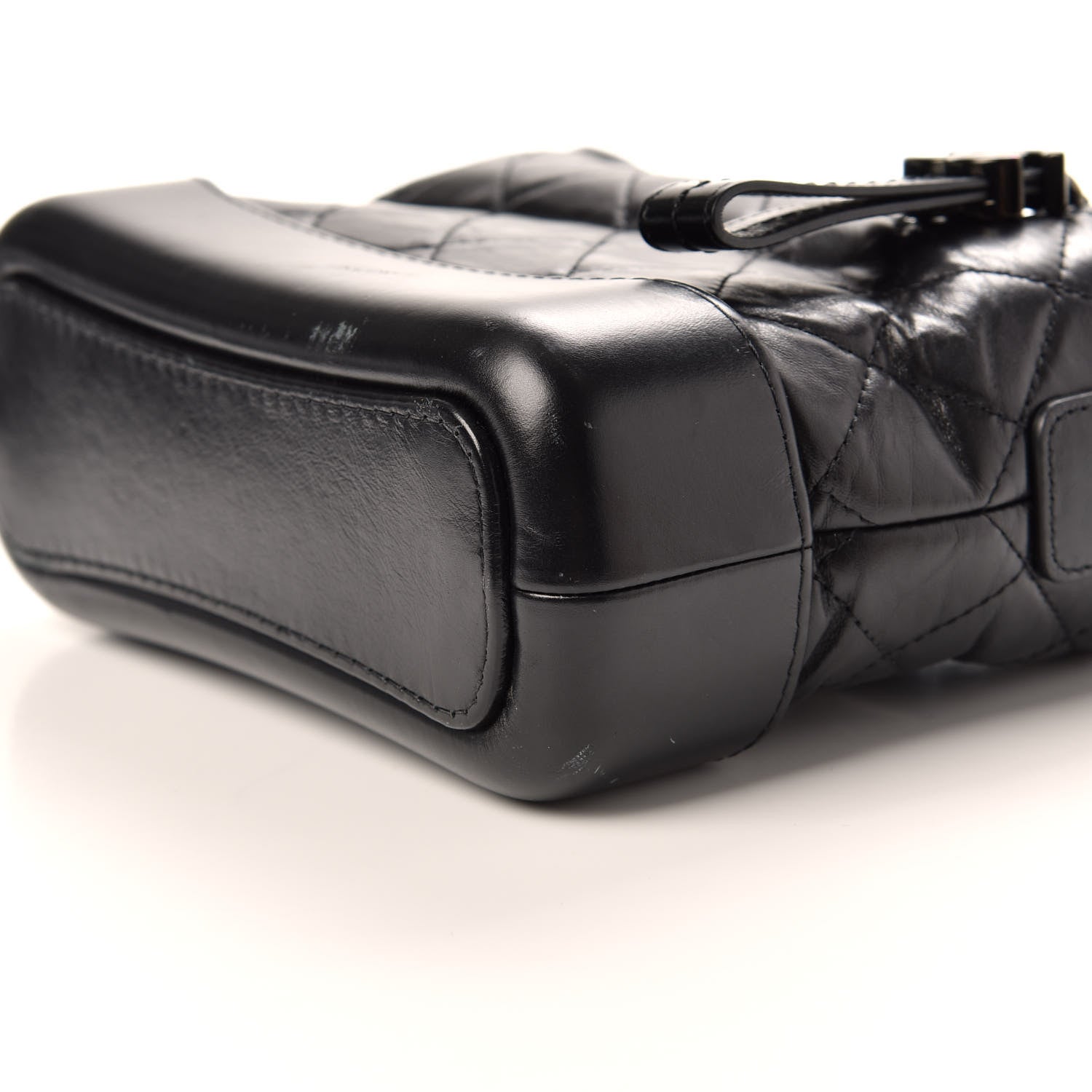 Chanel Aged Calfskin Quilted Small Gabrielle Hobo So Black 7 of 11