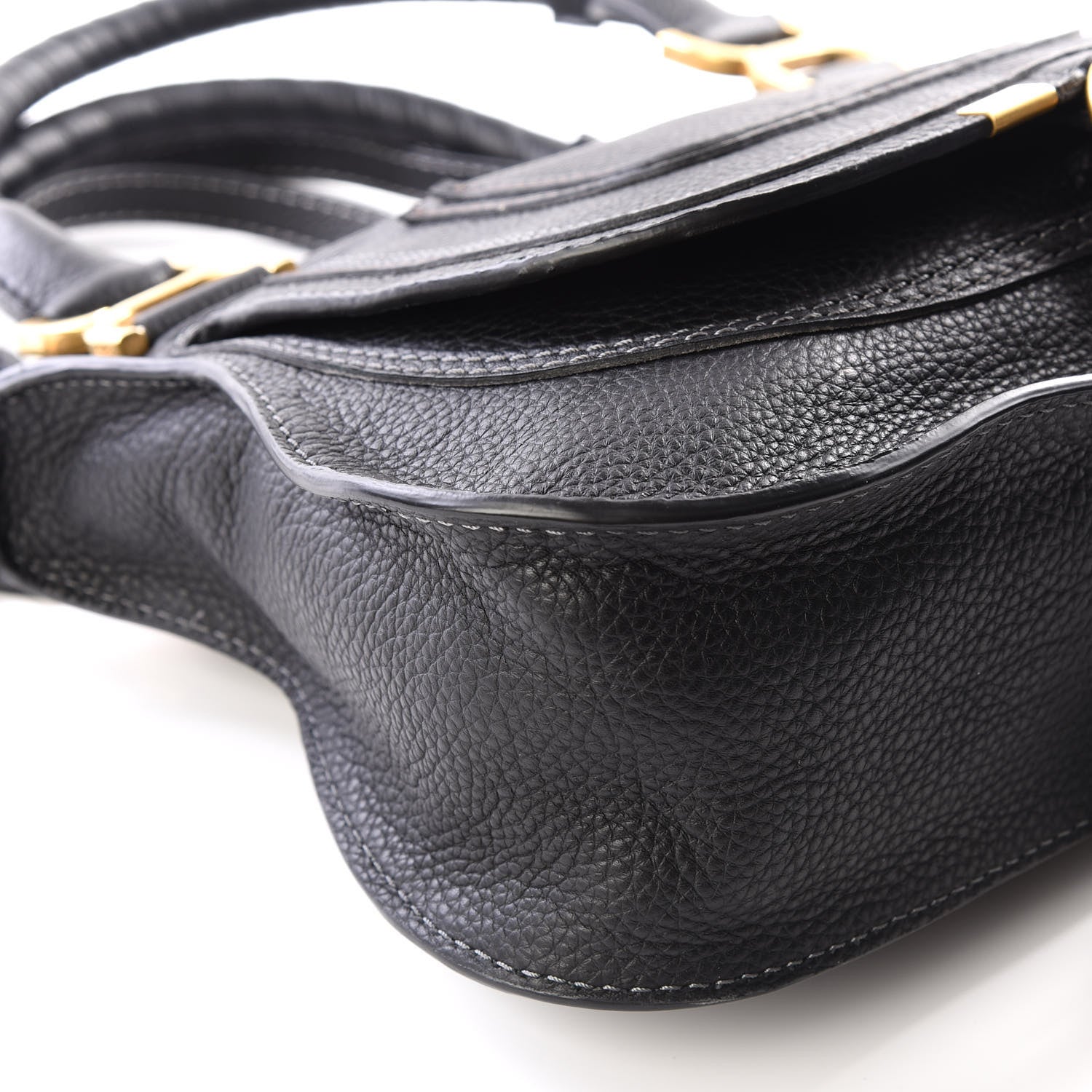 Chloe Calfskin Small Marcie Satchel Black 5 of 11
