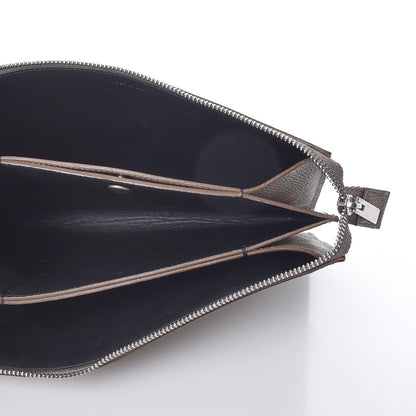 Celine Shiny Grained Calfskin Solo Trio Cosmetic Pouch 5 of 8
