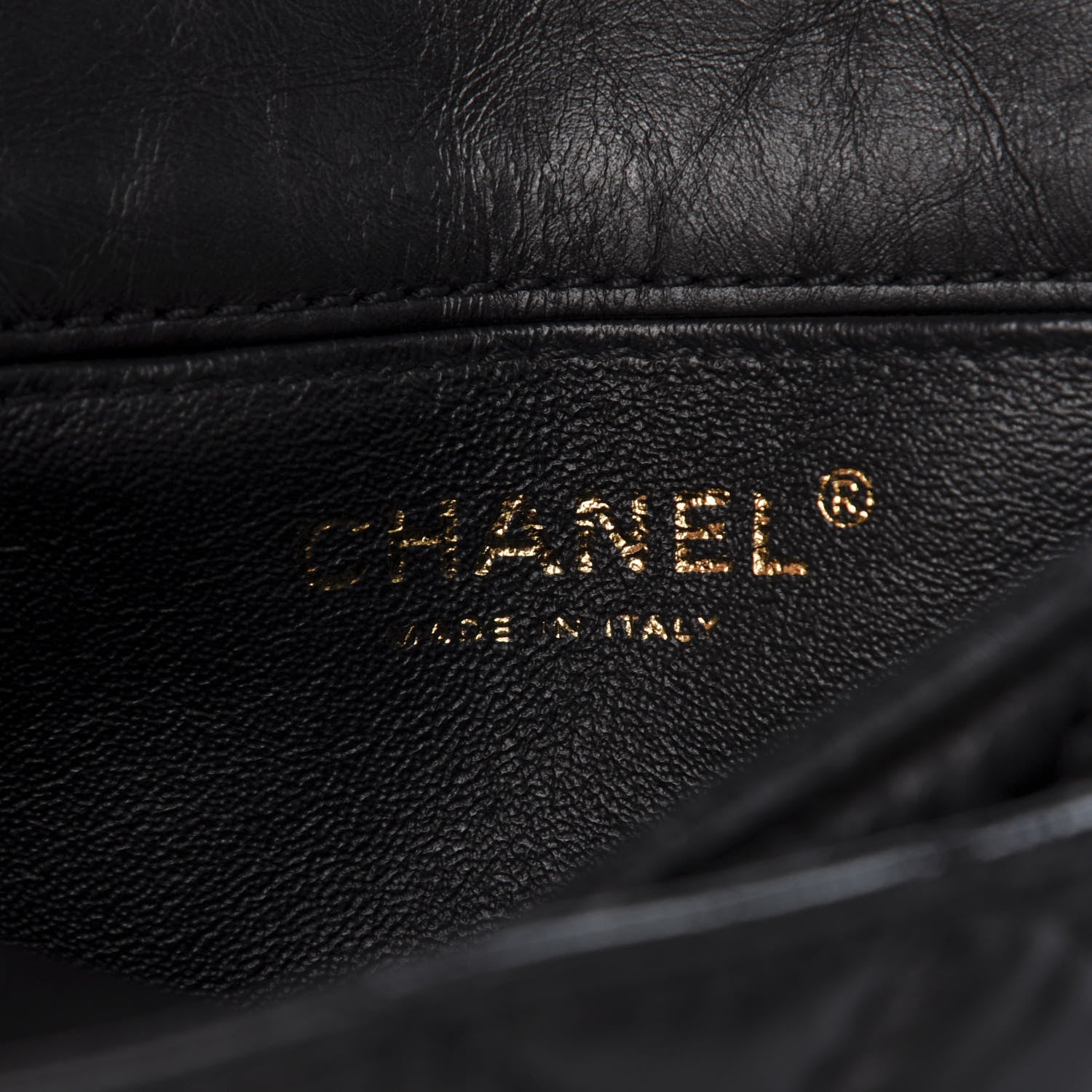 Chanel Aged Calfskin Quilted 2.55 Reissue Chain Waist Bag Black 8 of 14