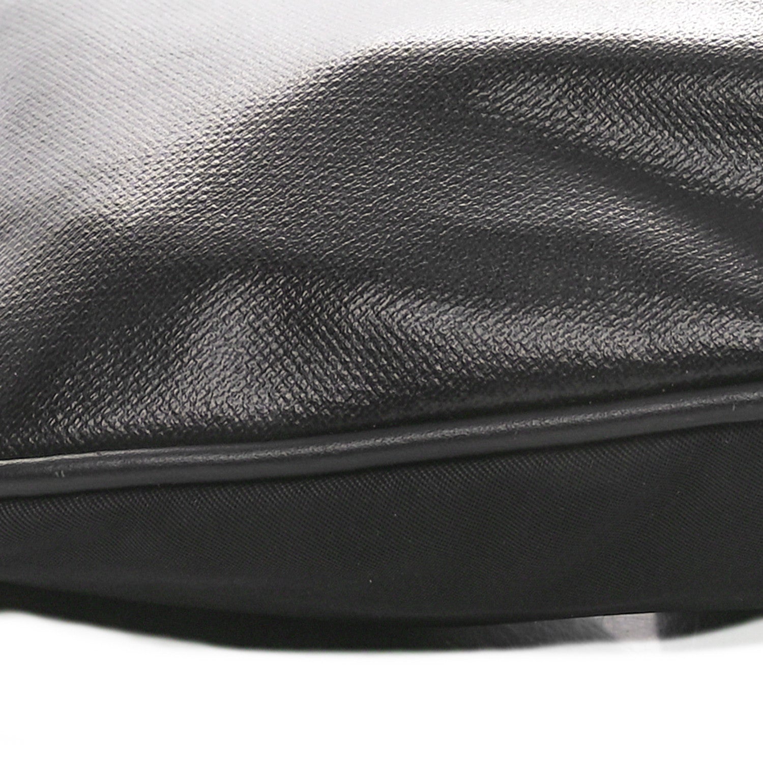 Dolce & Gabbana Coated Canvas Nylon Logo Belt Bag Black White 9 of 9