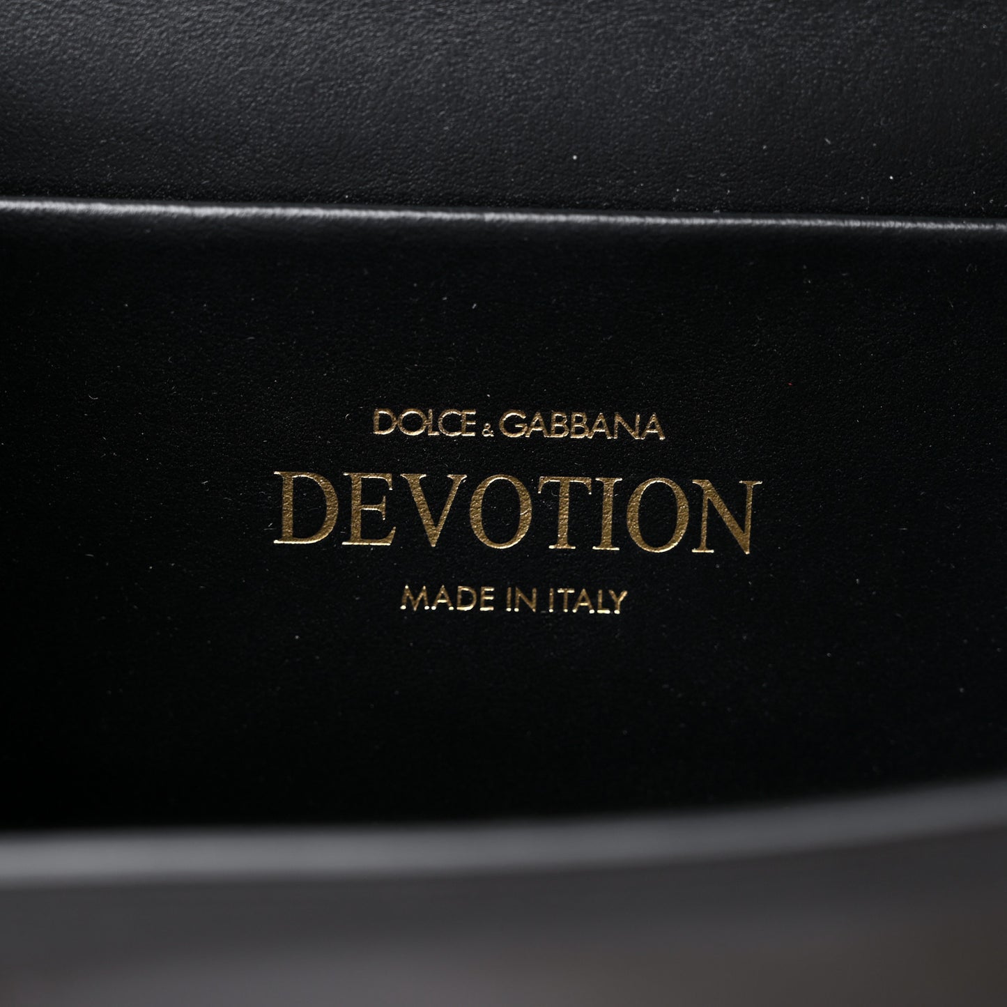 Smooth Calfskin Small Devotion Envelope Top Handle Bag Black