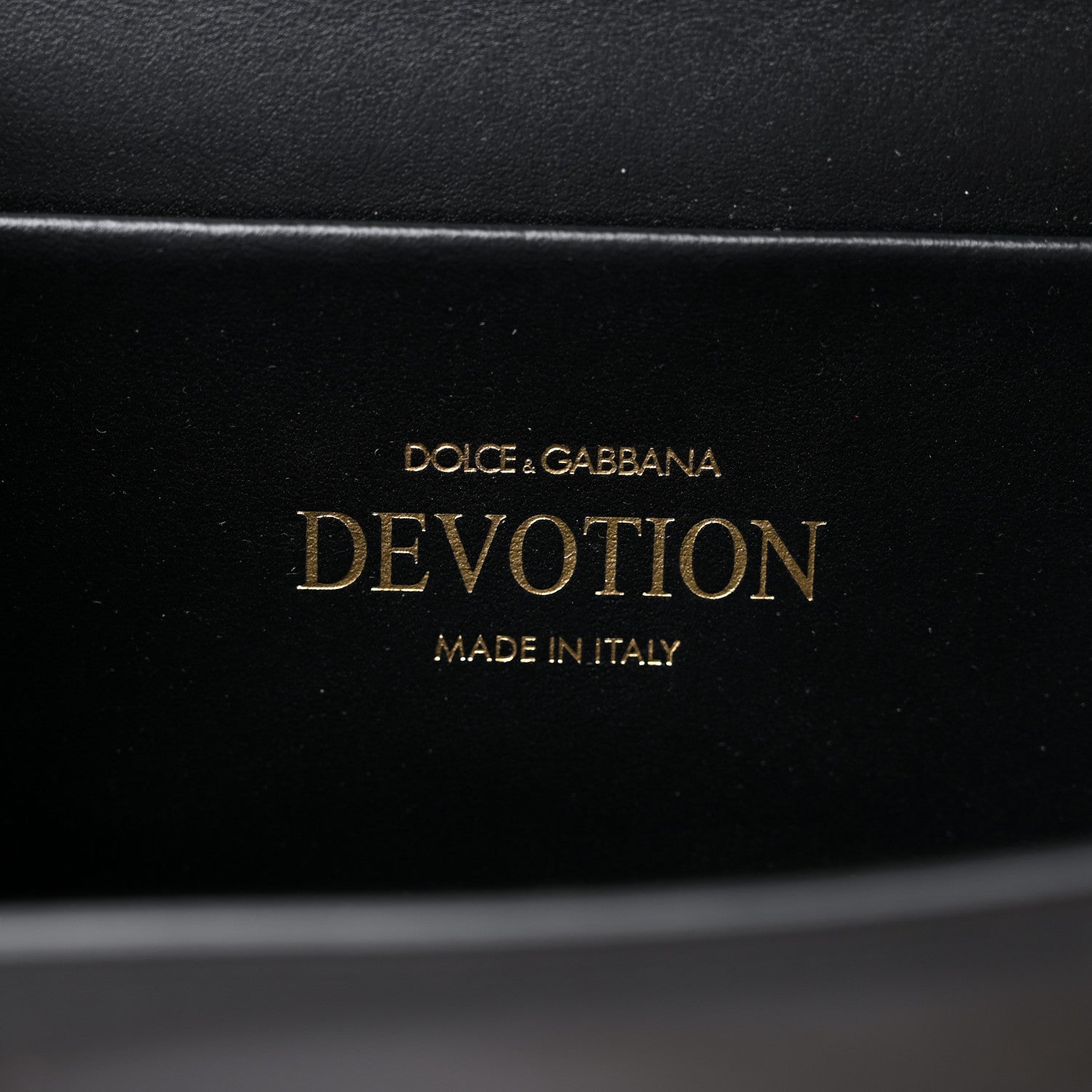 Dolce & Gabbana Smooth Calfskin Small Devotion Envelope Top Handle Bag Black 6 of 11