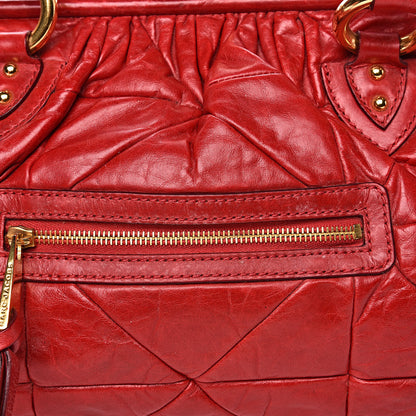 Marc Jacobs Lambskin Quilted Stam Red 14 of 14