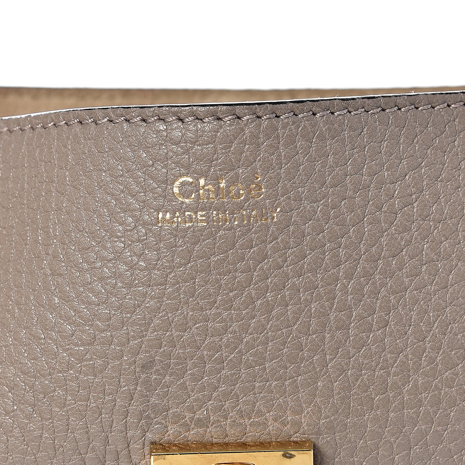 Chloe Grained Lambskin Mini Drew Shoulder Bag Motty Grey 5 of 10