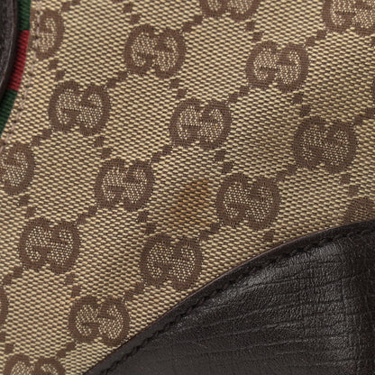 Gucci Monogram Hasler Hobo Dark Brown 12 of 14