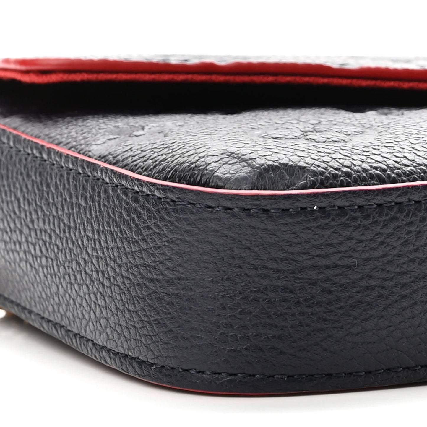 Empreinte Pochette Felicie Chain Wallet Marine Rouge