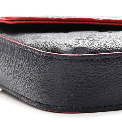 Louis Vuitton Empreinte Pochette Felicie Chain Wallet Marine Rouge 9 of 10