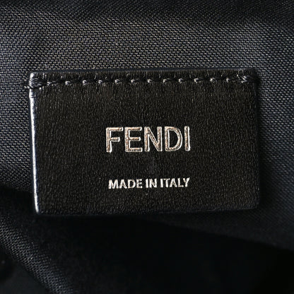 Fendi Nappa FF 1974 Embossed Large Baguette Black 6 of 11