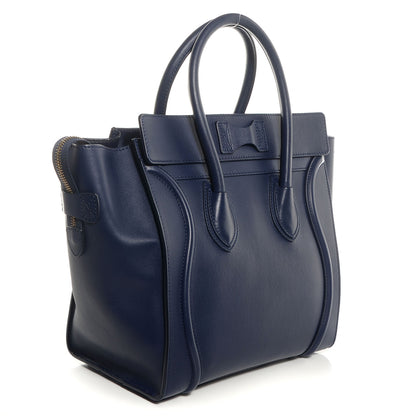 Celine Smooth Calfskin Mini Luggage Ink 3 of 8