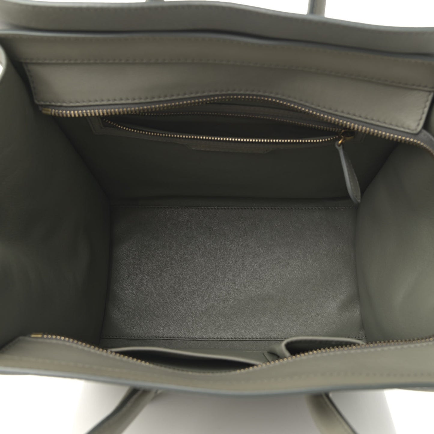 Smooth Calfskin Mini Luggage Almond