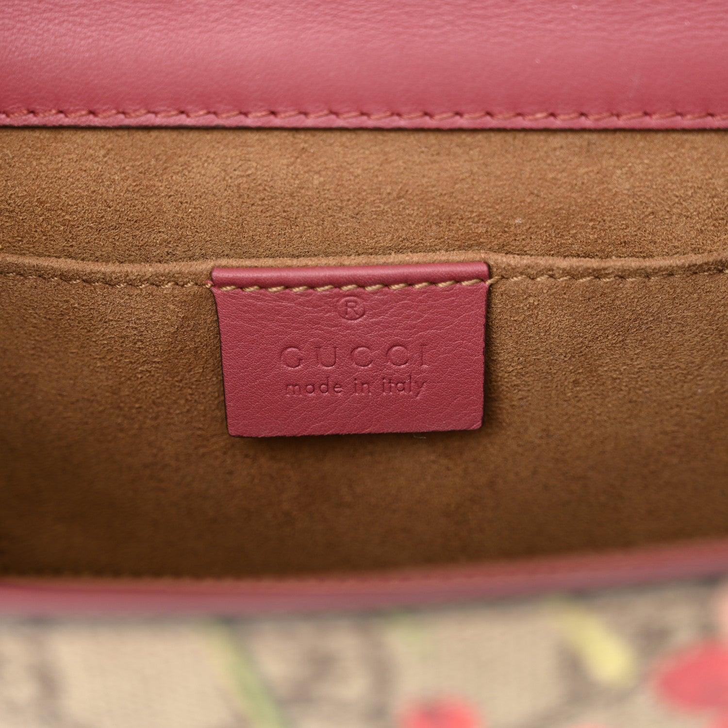 Gucci GG Supreme Monogram Blooms Small Padlock Shoulder Bag Beige Multicolor Dry Rose 6 of 13