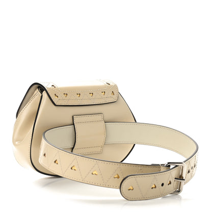 Gucci Calfskin Childrens Heart Belt Bag M White 3 of 12