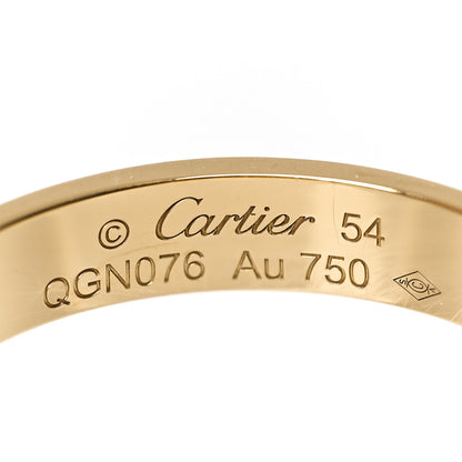 Cartier 18K Yellow Gold 3.5mm LOVE Wedding Band Ring 54 6.75 4 of 4