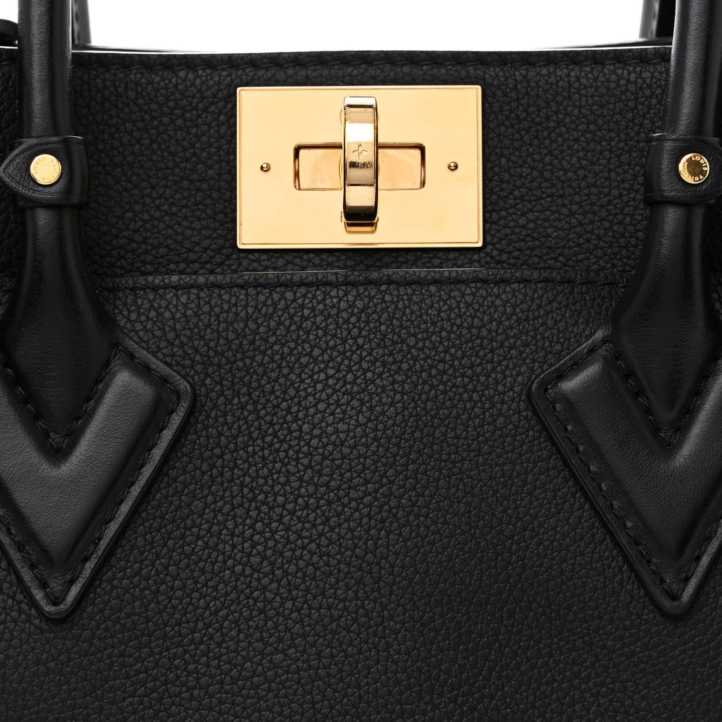 Calfskin Monogram On My Side PM Black
