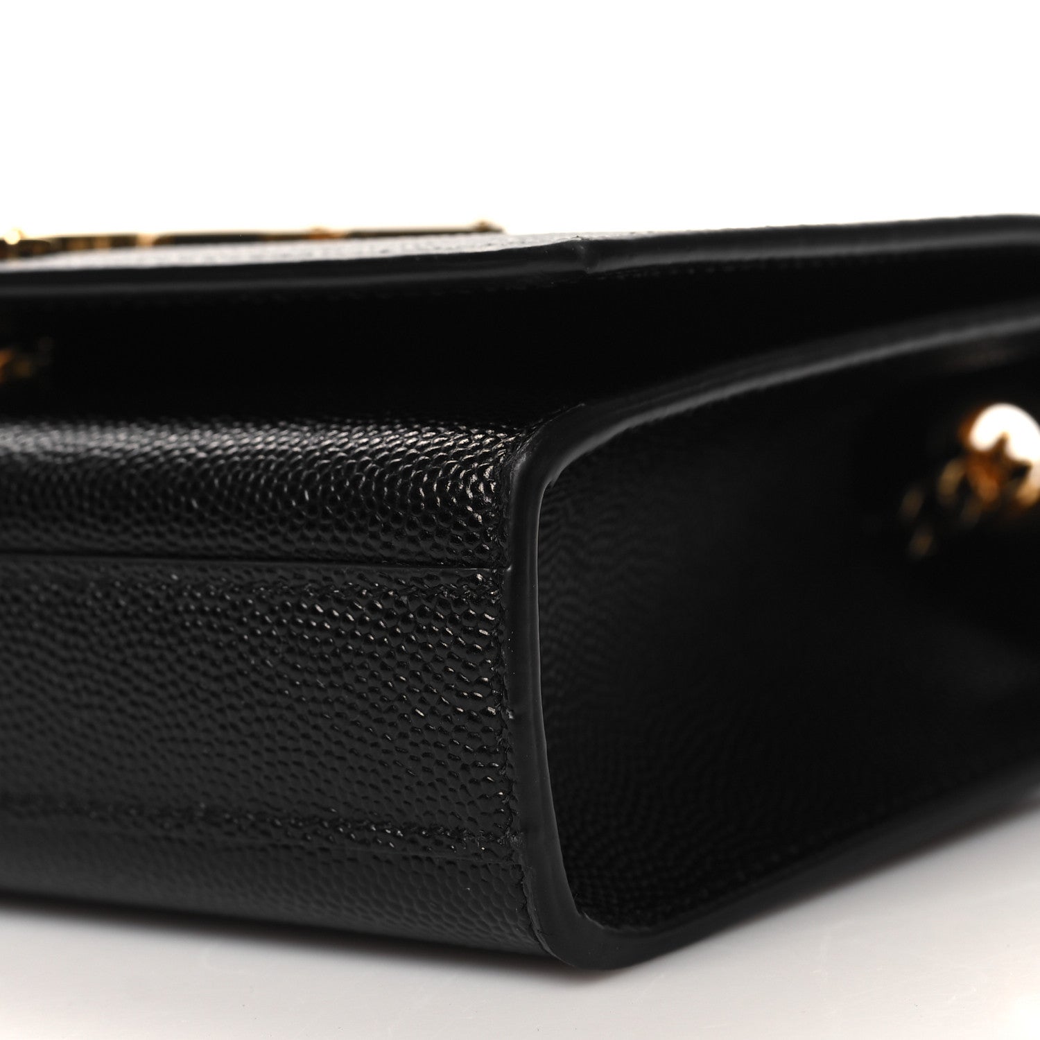 Saint Laurent Grain De Poudre Small Monogram Kate Satchel Black 9 of 9