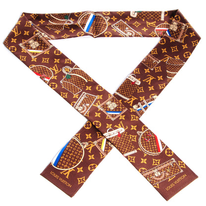 Louis Vuitton Silk Monogram Trunks Bandeau 1 of 6