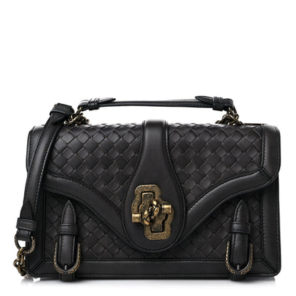 Bottega Veneta French Calfskin Intrecciato City Knot Bag Grey 1 of 13