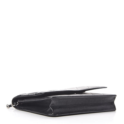 Chanel Calfskin Quilted Cambon Wallet On Chain WOC Black 4 of 11