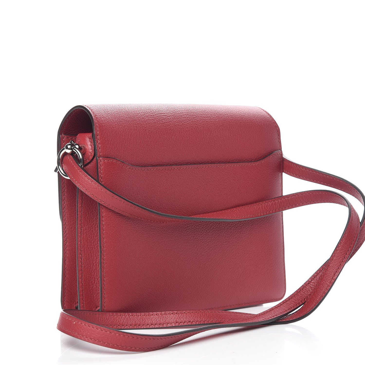 Hermes Evercolor Mini Sac Roulis Rouge Grenat 3 of 9