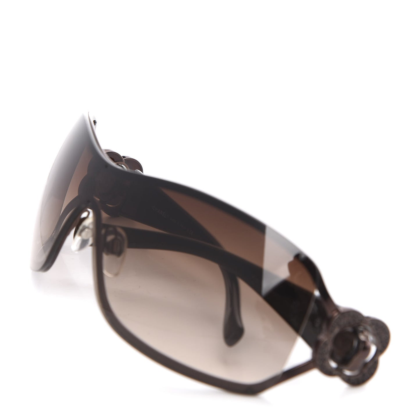 Swarovski Crystal Camellia CC Sunglasses 4164-B Bronze