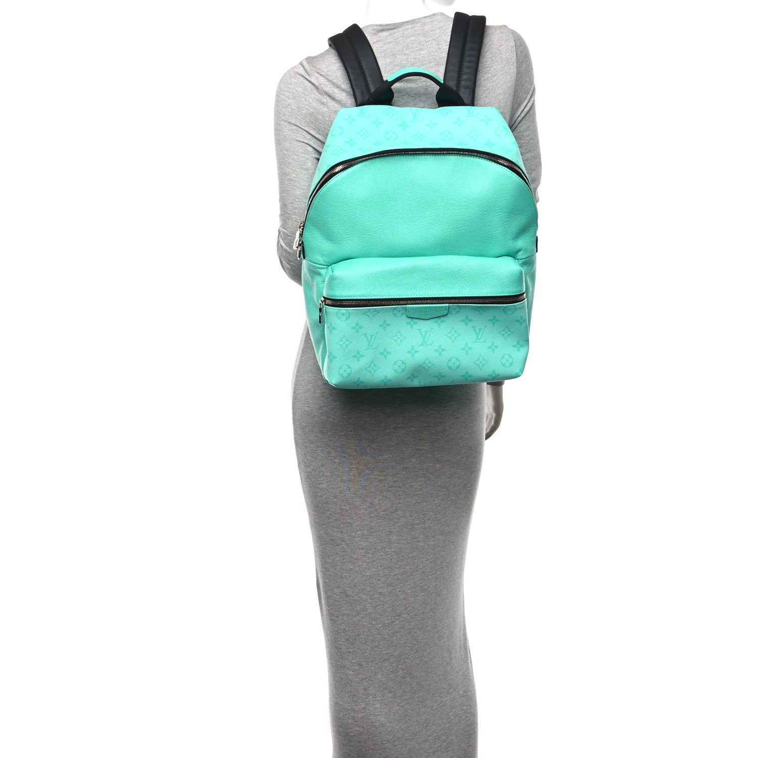 Louis Vuitton Taiga Monogram Discovery Backpack PM Miami Green 2 of 9
