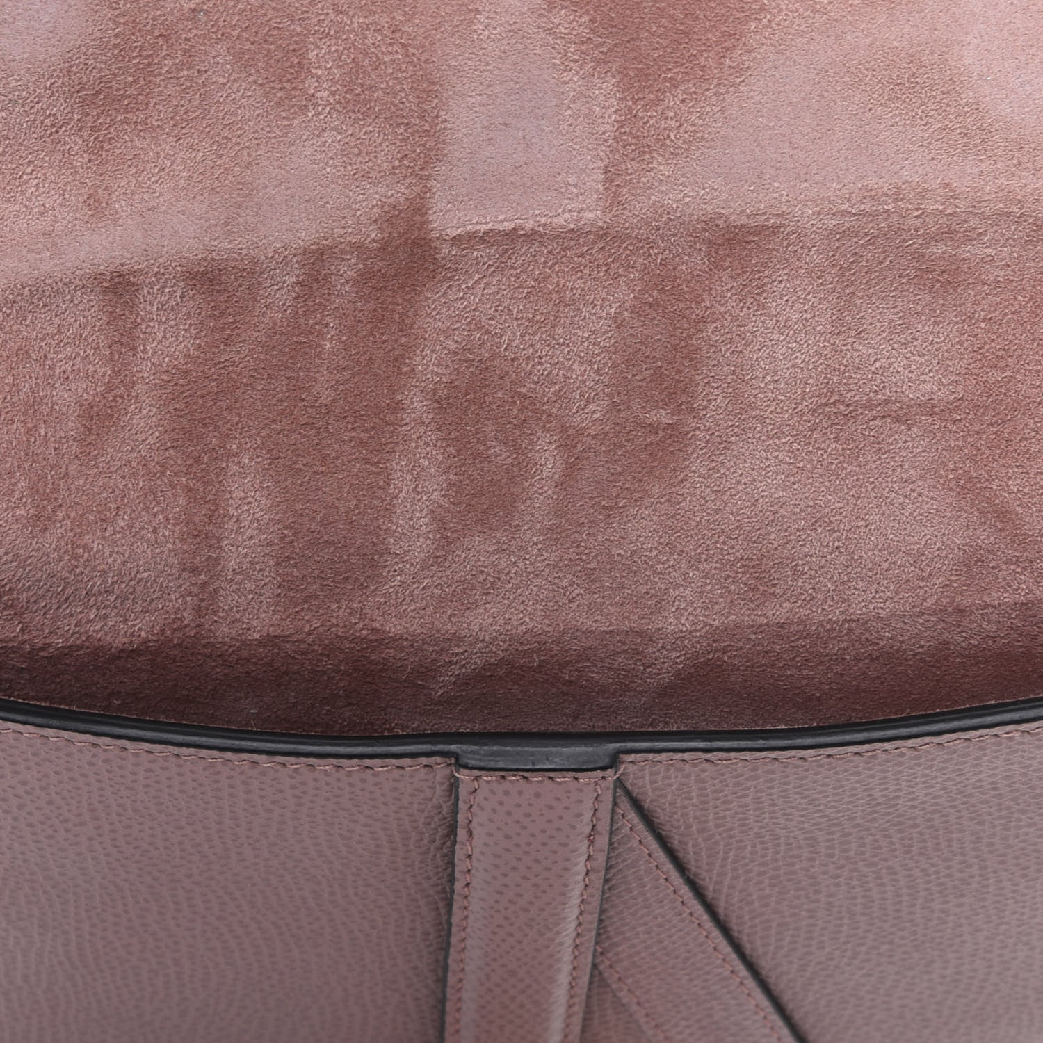 Christian Dior Grained Calfskin Saddle Belt Bag Light Pink 7 of 13