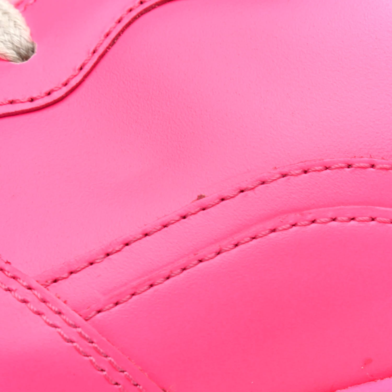 Gucci Calfskin Womens Rhyton Sneakers 40 Fluo Fuxia 9 of 12