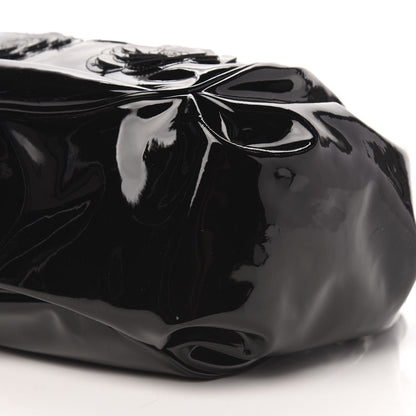 Chanel Patent Camellia Shoulder Bag Black 9 of 12