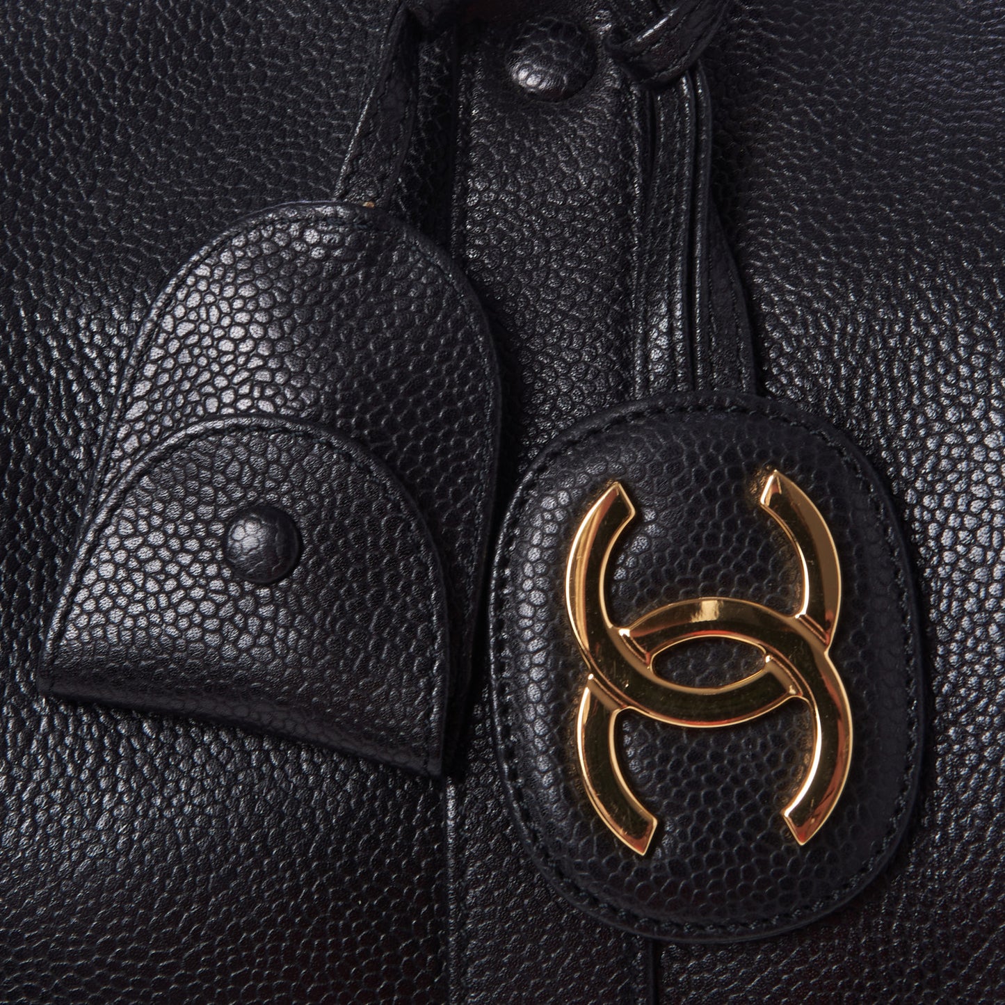Caviar Timeless CC Duffel Bag Black
