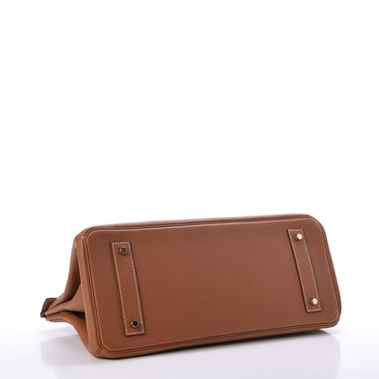 Hermes Togo JPG Shoulder Birkin II 42 Gold 5 of 35