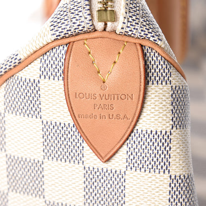 Louis Vuitton Damier Azur Speedy 30 6 of 10