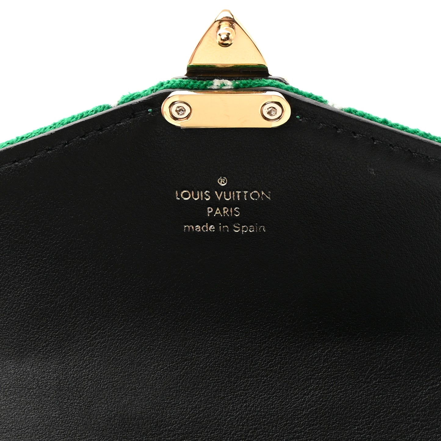 Monogram Jacquard Velvet Micro Metis Green