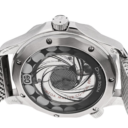 Omega Stainless Steel 42mm Seamaster Diver 300M James Bond Co-Axial Master Chronometer Automatic Watch Blue 210.30.42.20.03.002 4 of 5