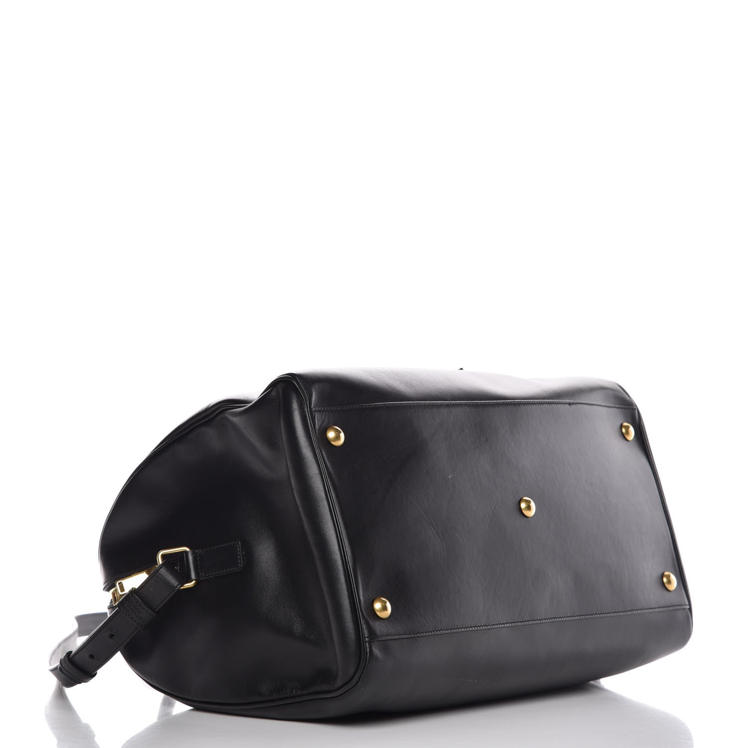 Saint Laurent Calfskin Classic Duffle 12 Black 5 of 15