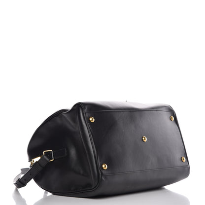 Saint Laurent Calfskin Classic Duffle 12 Black 5 of 15